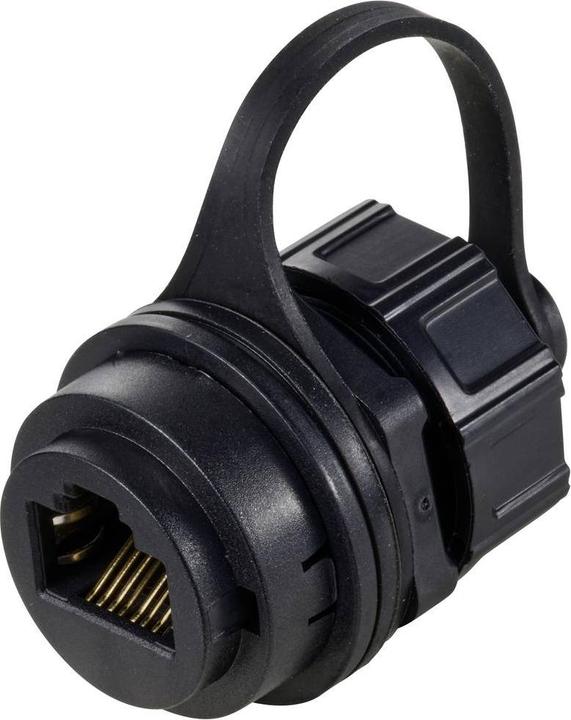 Produktbild Tru Components RJ45 Einbaubuchse rund TC-12770440 Einführhilfe für RJ45 1 S