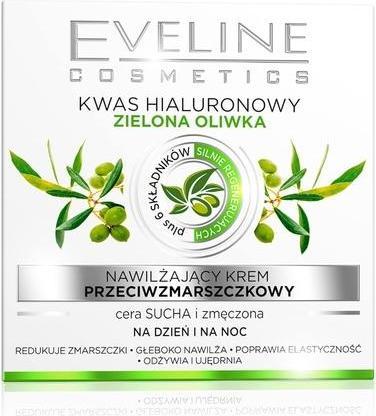 Actual product image Eveline Moisturising Anti-Wrinkle Cream On Day And For Green Olive Night 50Ml (50 ml, 24h cream)