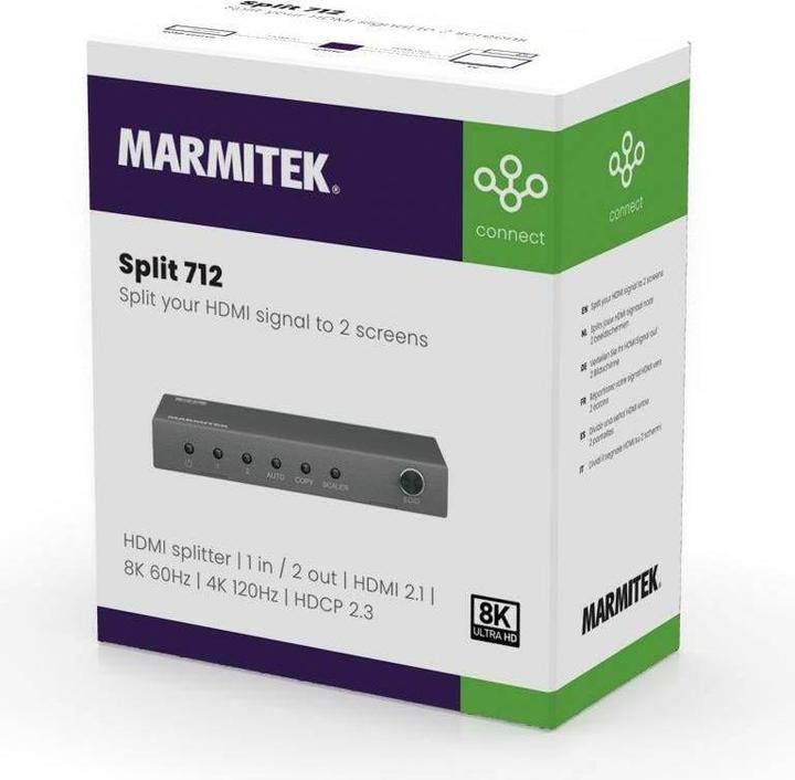 Image du produit Marmitek Distributeur HDMI Split 712