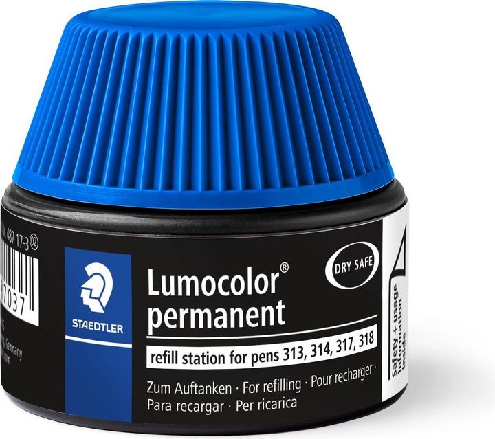 Produktbild Staedtler LUMOCOLOR REFILL STATIONS - Nachfülltinte (Blau, 4 x)