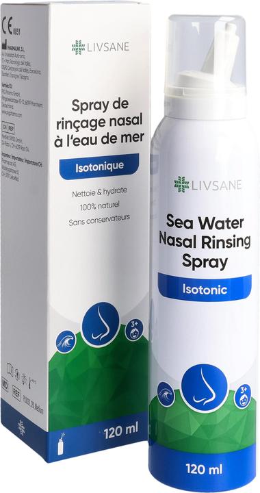 Produktbild Livsane Meerwass Nasenspuelsp isot 120ml (1 Stück)
