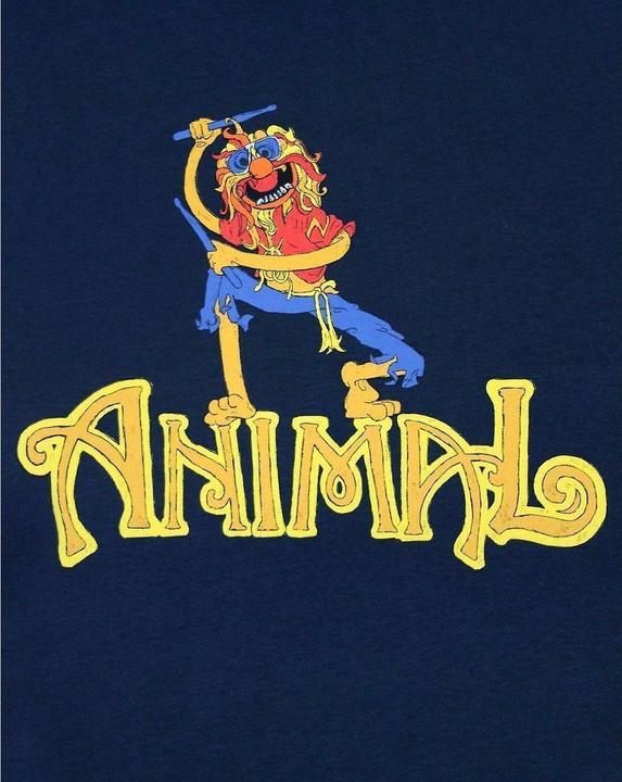Actual product image Worn Animal Drummer Tshirt (L)