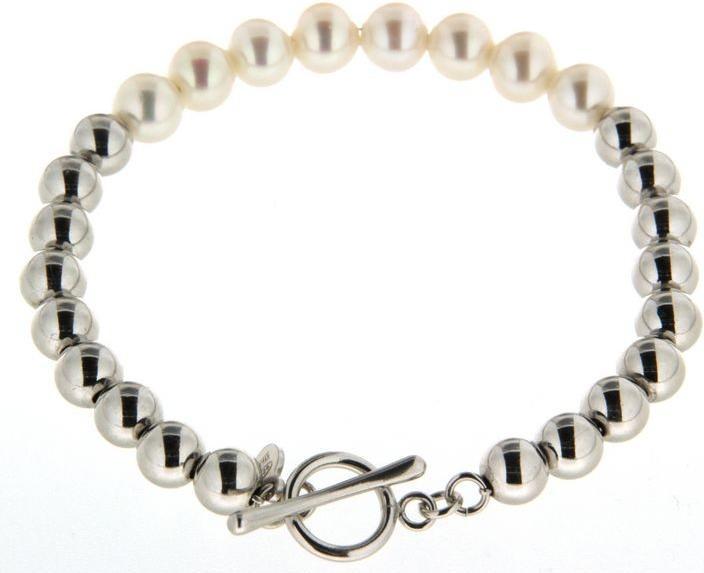 Adriana la mia Perla Portofino (19 cm, Silber, Perle)