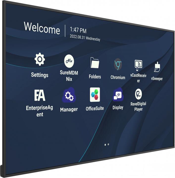 Image du produit Viewsonic CDE5530 139,70cm 55pouces 3840x2160 450 nits 1200:1 HDMI in x 2 USB-C x 1 HDMI out x 1 w/ RS (3840 x 2160 pixels, 55")