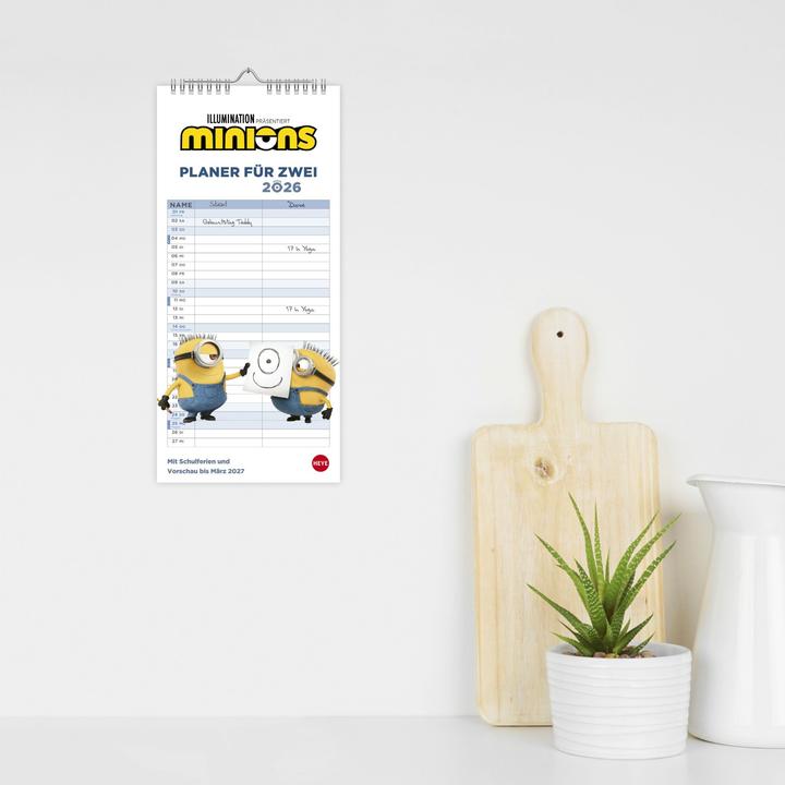 Image du produit Minions Planer für zwei 2026 (Allemand)