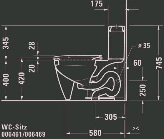 Produktbild Duravit WC-Sitz HAPPY D.2 o Absenkauto abnehmbar verlängert weiss