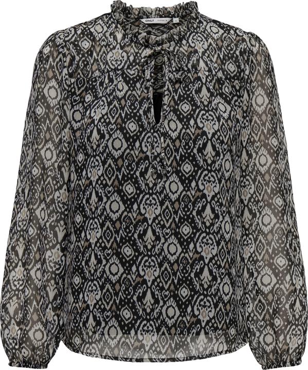 Actual product image Only Patterned blouse top (L)