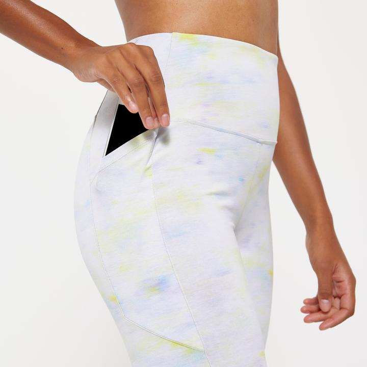 Immagine prodotto Domyos Leggings donna modellanti - 520 giallo stampato
