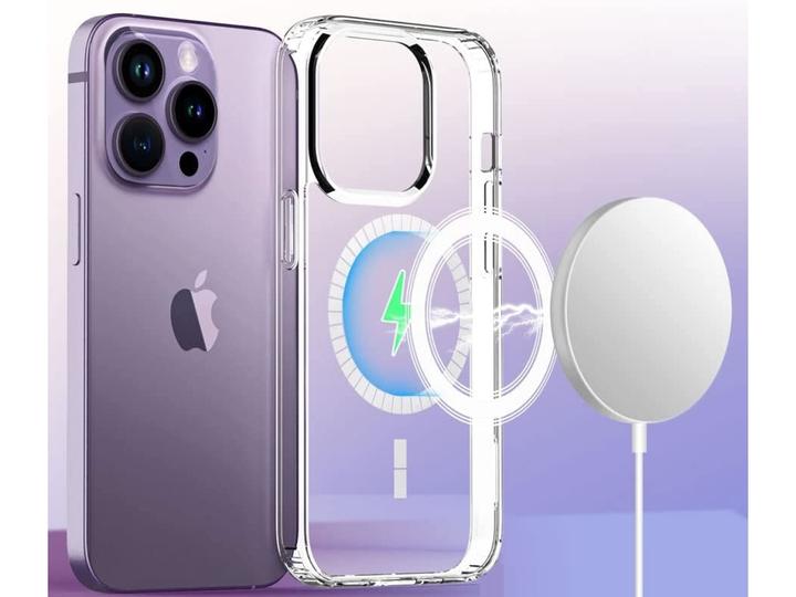 Productafbeelding Screenguard Magnetische Apple iPhone 14 Pro Max Clear Case MagSafe Cover (Apple iPhone 14 Pro Max)