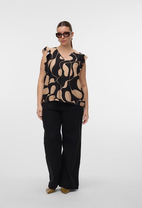 Produktbild Vero Moda VMCKAYLA Hohe Taille Weiter Beinschnitt Jeans Weit geschnitten (48)