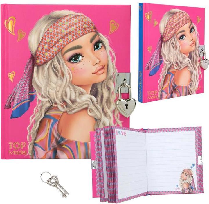 Actual product image Top Model Diary (15.5 x 18 cm, Lined, Hardcover)