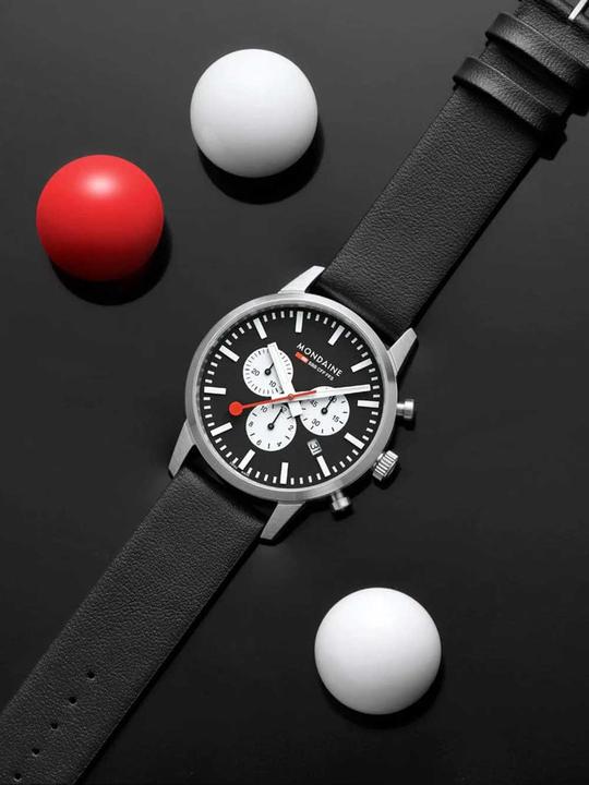 Actual product image Mondaine Neo Vegan (Chronograph, 41 mm)