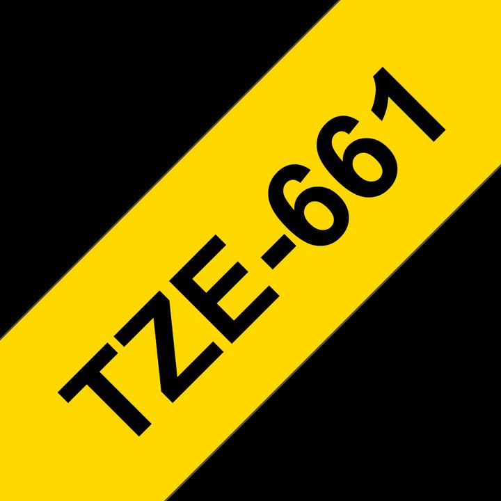 Produktbild Brother Tze-661 (3.60 cm, Gelb, Schwarz)