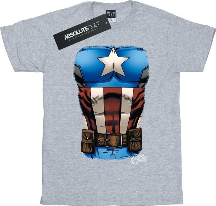 Captain America Chest Burst TShirt (XL)