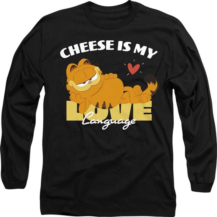 Garfield Cheese Is My Love Language TShirt (L)