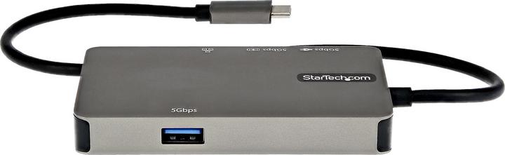 Produktbild StarTech USB-C Multiport Adapter - USB-C auf HDMI oder 1080p VGA - USB Typ-C Mini Dock mit Power Delivery (USB-C, 6 Ports)