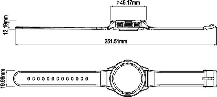 Produktbild Vector Smartwatch Smart VCTR-00-02 Czarny (VCTR-00-02BK) (36 mm)