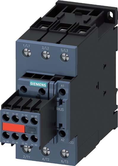 Produktbild Siemens S2 Contact AC-3 22kW/400V 2NO+2NC 3P