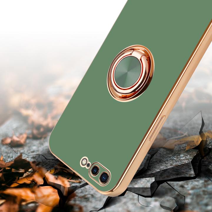 Produktbild Cadorabo Hülle für Apple iPhone 7 PLUS / 7S PLUS / 8 PLUS im TPU mit Kameraschutz und Ring LM089 Style (Apple iPhone 7 Plus, Apple iPhone 7s Plus)