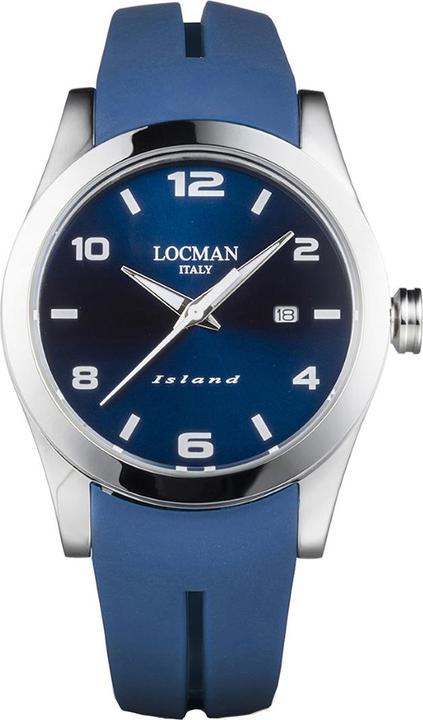 Locman Italy Herrenuhr Island blau Ref. 0613A (Analoguhr, 40 mm)