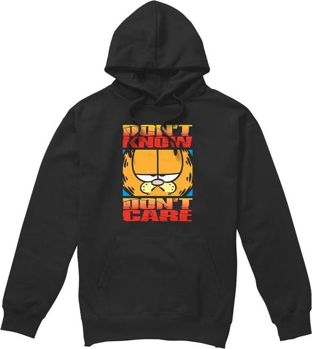 Immagine prodotto Garfield Don't Know Don't Care Felpa con Cappuccio Uomo (XL)