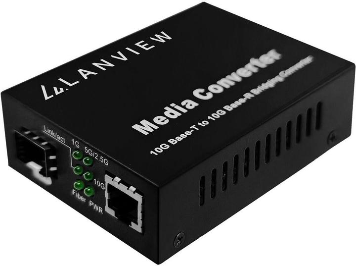 Actual product image Lanview 10GBase-T RJ45 to 10GBase-X