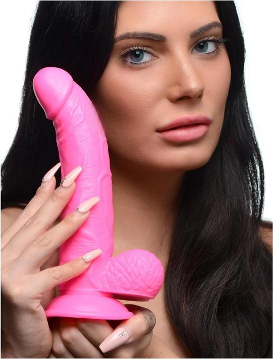 Image du produit Pop Peckers Poppin Dildo 19 cm - Pink