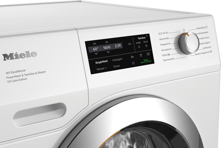 Produktbild Miele Waschmaschine WEI895 WPS 125 Gala Edition Lotosweiss (9 kg, Rechts)