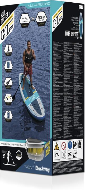 Produktbild Bestway HF SUP Aqua Drifter Set 335x84x15cm (335 cm, 1 Pers.)
