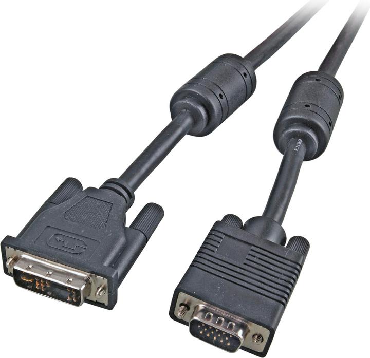 Produktbild EFB Elektronik DVI/VGA Monitorkabel DVI12+5/HDSUB15 Stecker, 3m (3 m, DVI)