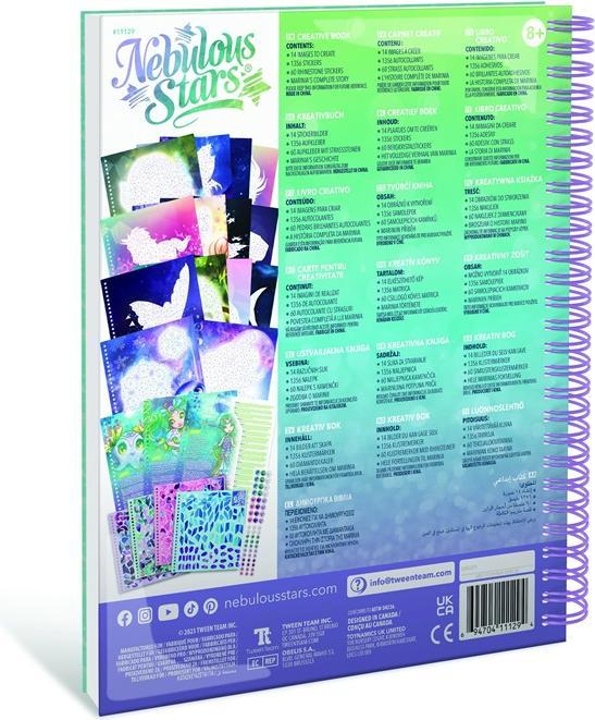 Actual product image Nebulous Stars Stickers by numbers (1350 pieces)