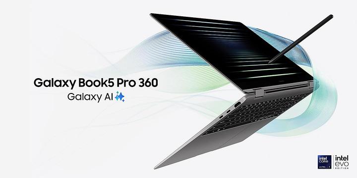 Actual product image Samsung Galaxy Book5 Pro 360 40,6cm (16 ) Ultra 7 32GB 1TB (16", 32 GB, 1000 GB, DE)