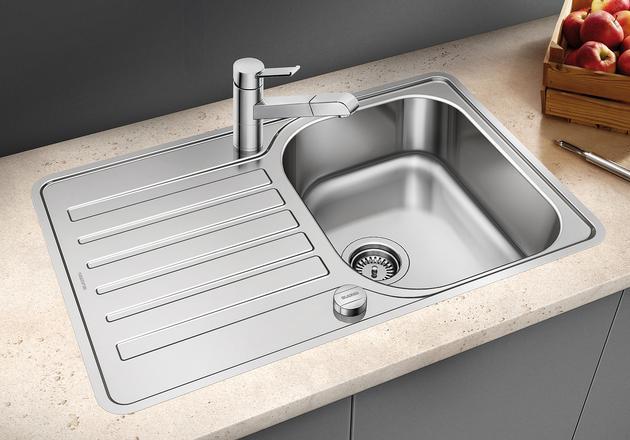Actual product image Blanco Lantos 45 S-IF Compact (Top-mounted sink, 48.80 cm, 76.80 cm)