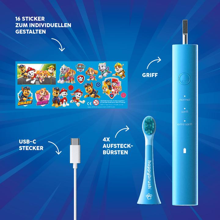 Image du produit happybrush Eco Vibe Enfants Paw Patrol (Brosse à dents oscillo-rotative)