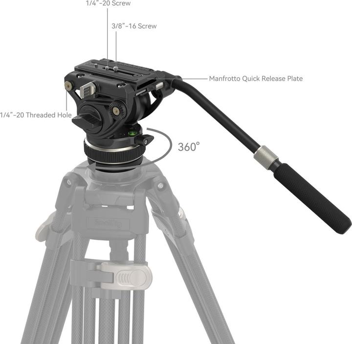 Actual product image SmallRig DH10 (Video head)