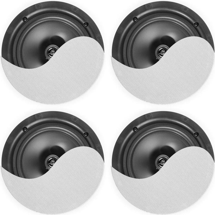 Power Dynamics speaker (4x) geluidsinstallatie - NCBT604 - 120W - 6.5 - Wit