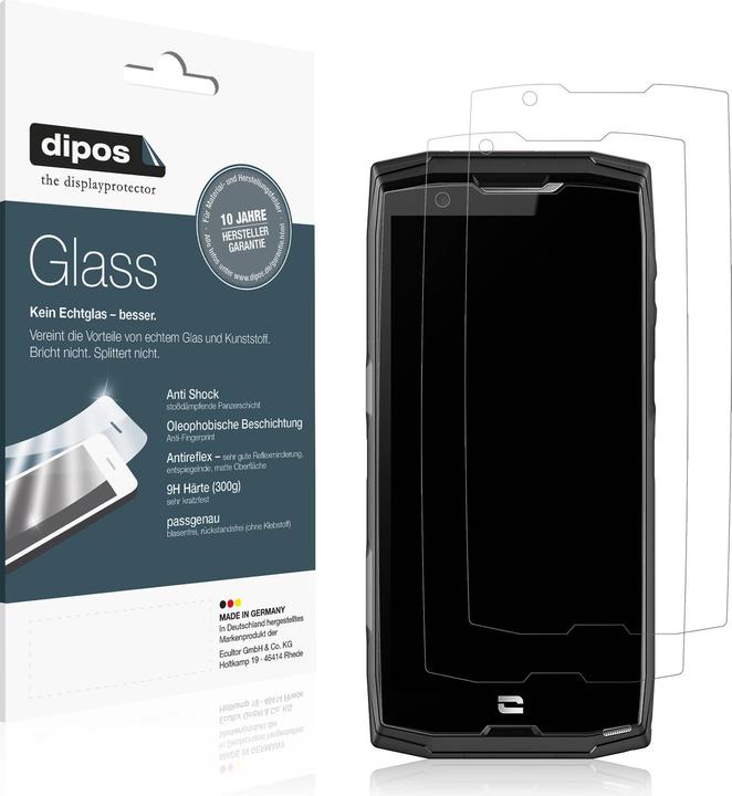 Actual product image Dipos Screen Protector Anti-Shock (2 Piece, Crosscall CORE-M5)