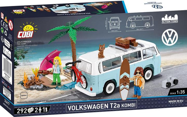 Produktbild Cobi VOLKSWAGEN T2A KOMBI SCALE 1:35 302 PCS / 2 FIG / CAT