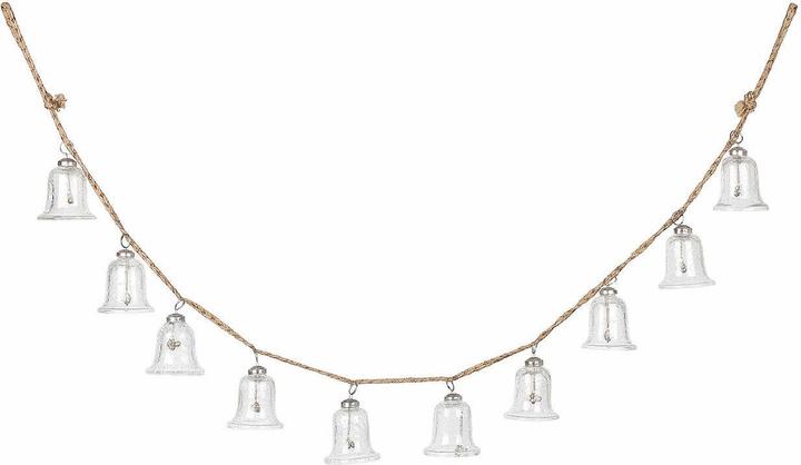 Loberon Garland Bells clear/brown