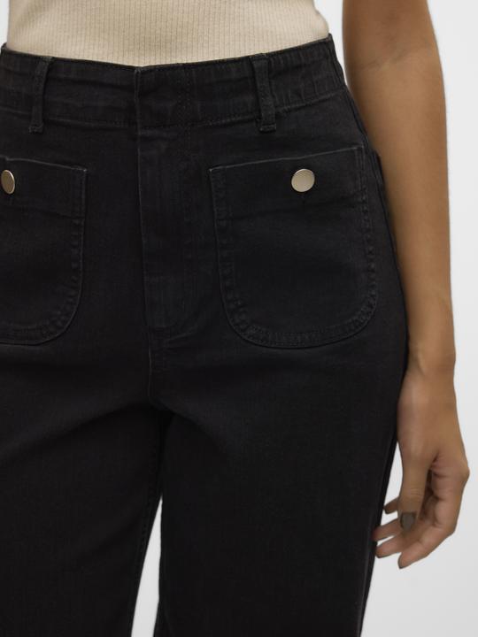 Actual product image Vero Moda VMKAYLA Hohe Taille Weiter Beinschnitt Jeans Weit geschnitten (W26/L32)