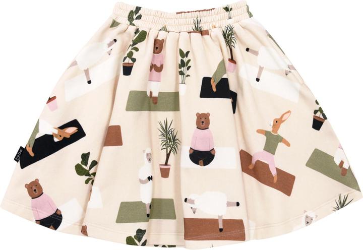 Hebe Warmer Rock mit Yoga-Aufdruck