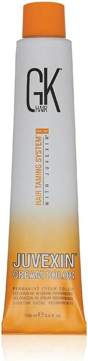 Actual product image Gk Hair Global Keratin Cream Colour Permanent Hair Dye 600 Super Intense Dark Blonde - 100 Ml (600 Super Intense Dark Blonde)