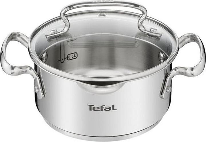 Productafbeelding Tefal Duetto steelpan 20cm w. deksel (20 cm, Steelpan, Roestvrij staal)