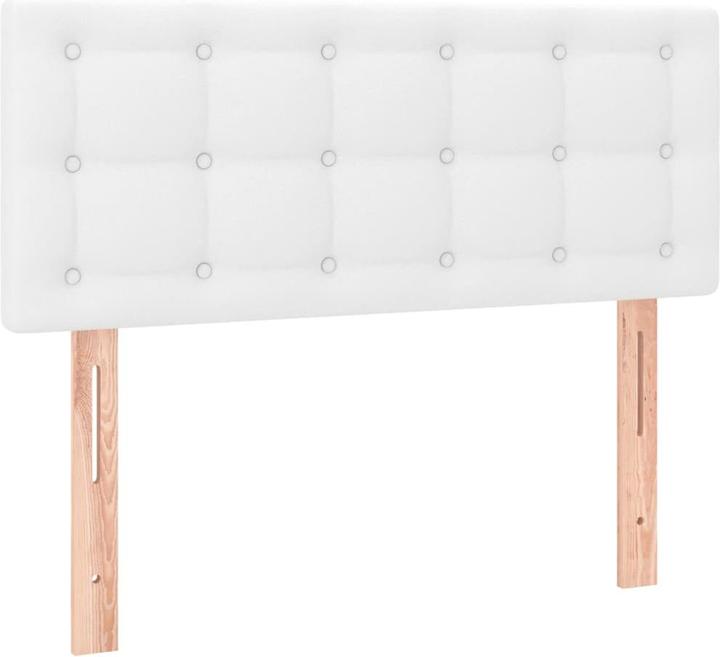 Actual product image VidaXL Bo x springbett mit Matratze & LED 120 x 190 cm Kunstleder (120 x 190 cm, 120 x 190 cm)
