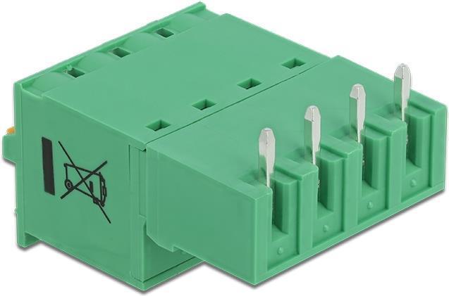 Immagine prodotto Delock Set di morsetti per PCB 4 pin passo 5,08 mm orizzontale