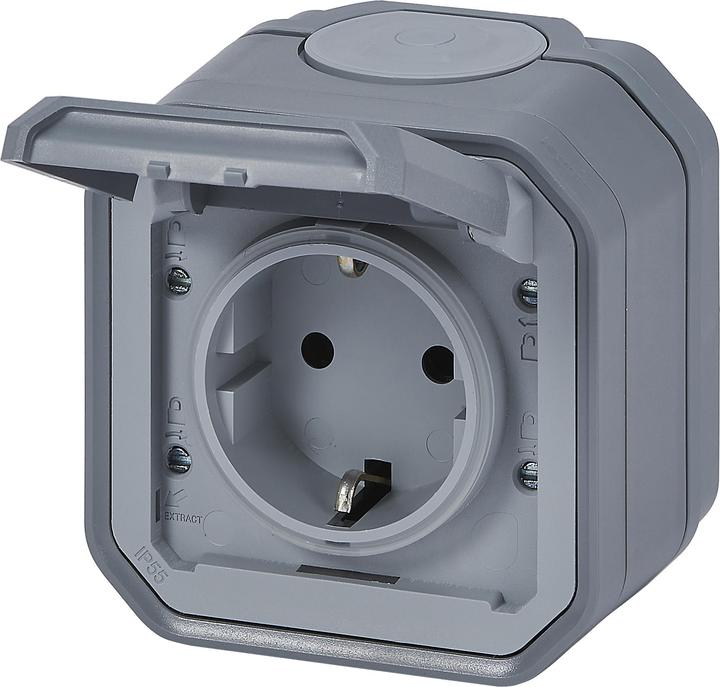 Produktbild Legrand Plexo New Feuchtraum-Aufputz-Steckdose