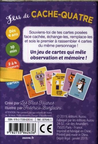 Actual product image Auzou France Jeu de cache-quatre : mémoriser et observer! dès 4 ans (French)