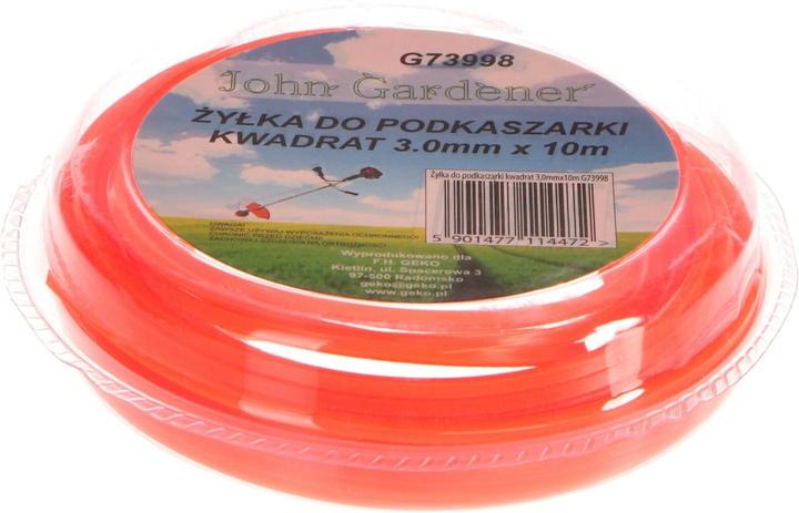 Produktbild GEKO Mähfaden, 3,0 mm, 10 m, Vierkantprofil, Nylon (Rasenmäher)
