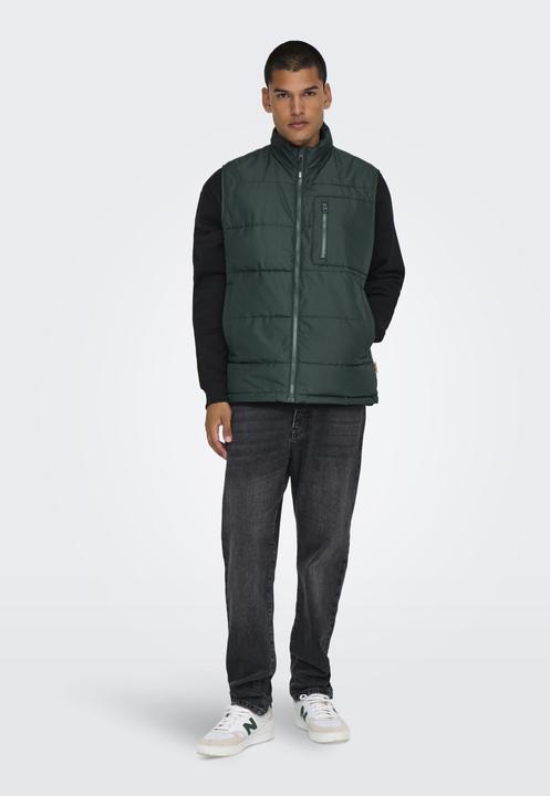 Actual product image Only & Sons Onsjake Quilted Vest Otw (L)
