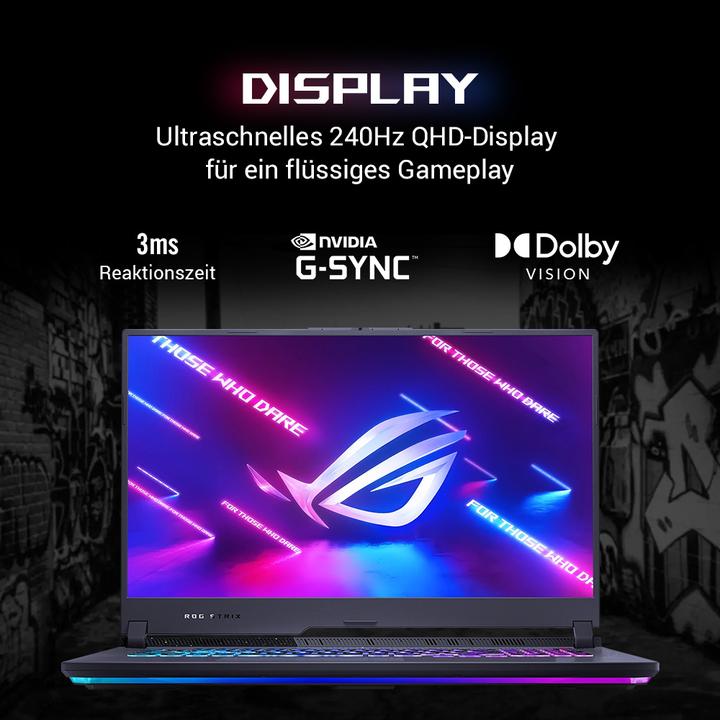 Immagine prodotto ASUS ROG Strix G17 (17.30", AMD Ryzen 9 7940HX, 16 GB, 1000 GB, DE)